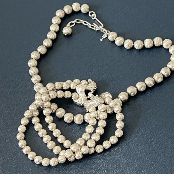 Vtg Crown Trifari bracelet Trifari necklace and earrings - Picture 10 of 11